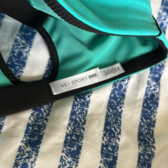 VSX Sport SPORTS BRA size 32DD TEAL/ BLACK adjustable - Picture 8 of 9